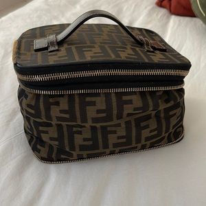 Fendi zucca cosmetic bag